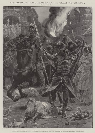 İngiliz Egemenlerinin taç giyme törenleri, Fatih William by Richard Caton Woodville junior