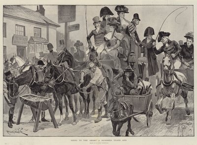 Yüz Yıl Önce Derbiye Gitmek by Richard Caton Woodville junior