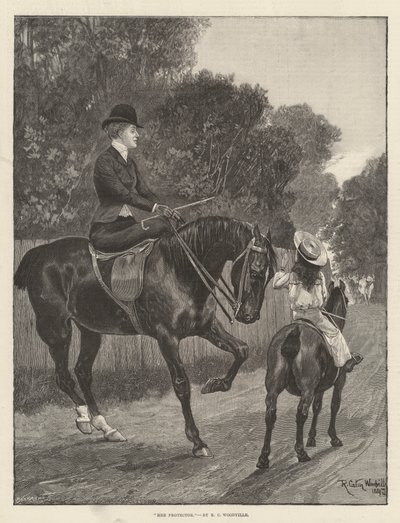 onun koruyucusu by Richard Caton Woodville junior