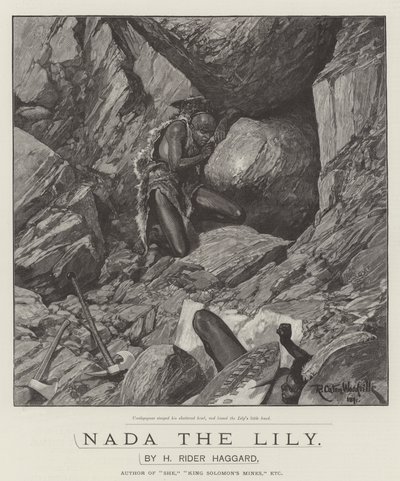 Zambak Nada, H Rider Haggard tarafından by Richard Caton Woodville junior