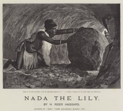 Zambak Nada, H Rider Haggard tarafından by Richard Caton Woodville junior