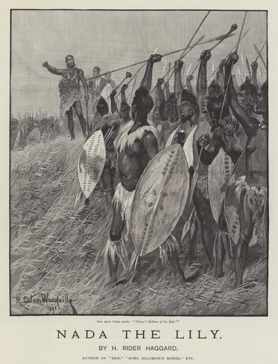 Zambak Nada, H Rider Haggard tarafından by Richard Caton Woodville junior