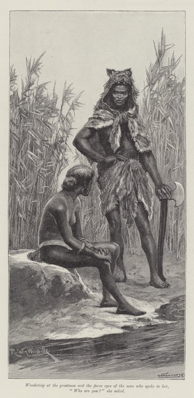 Zambak Nada, H Rider Haggard tarafından by Richard Caton Woodville junior