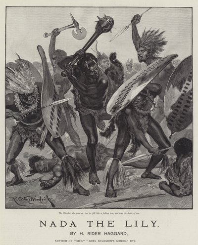 Zambak Nada, H Rider Haggard tarafından by Richard Caton Woodville junior