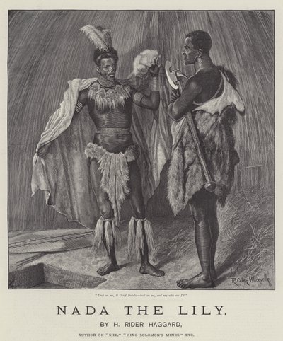 Zambak Nada, H Rider Haggard tarafından by Richard Caton Woodville junior