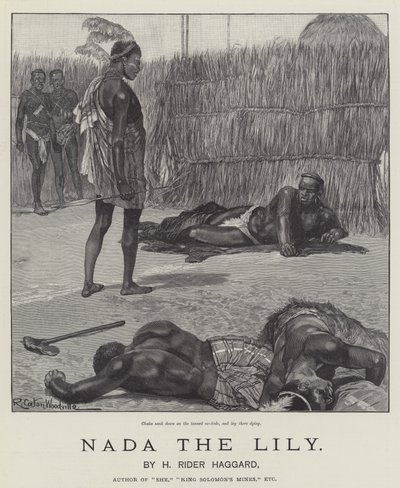 Zambak Nada, H Rider Haggard tarafından by Richard Caton Woodville junior