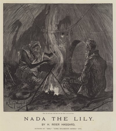 Zambak Nada, H Rider Haggard tarafından by Richard Caton Woodville junior