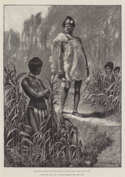 Zambak Nada, H Rider Haggard tarafından by Richard Caton Woodville junior