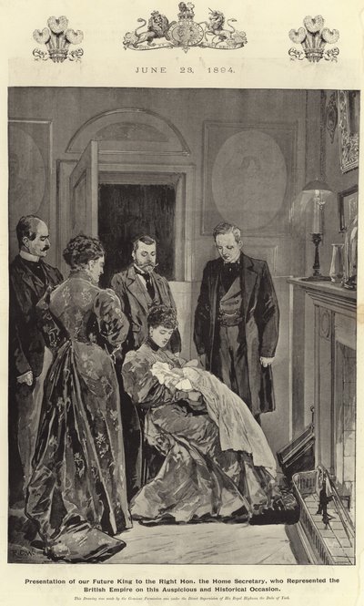 Geleceğin Kralının Sunumu by Richard Caton Woodville junior