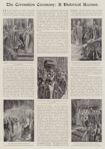 Taç Giyme Töreni, Tarihsel Bir Hesap by Richard Caton Woodville junior