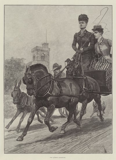 Kraliçe'nin Otoyolu by Richard Caton Woodville junior