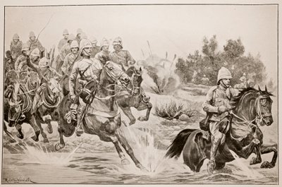 Büyük ilerleme: Kraliyet Atlı Ağır Silahları (Süvari Tümeni) Vaal