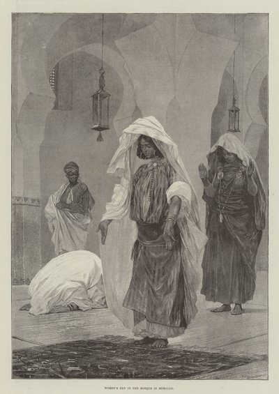 Fas'ta Camide Kadınlar Günü by Richard Caton Woodville junior