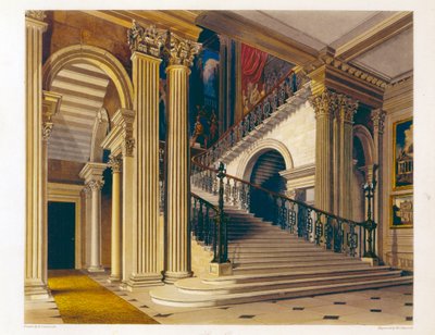 Stair Case, Buckingham House, from 