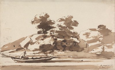 Bir Kumarda Kayıkçı by Richard Cooper the Younger