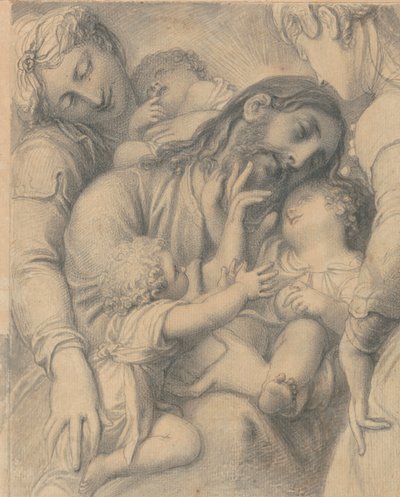 Küçük Çocukları Kutsayan Mesih by Richard Cosway