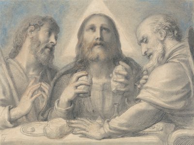 Emmaus'ta akşam yemeği by Richard Cosway