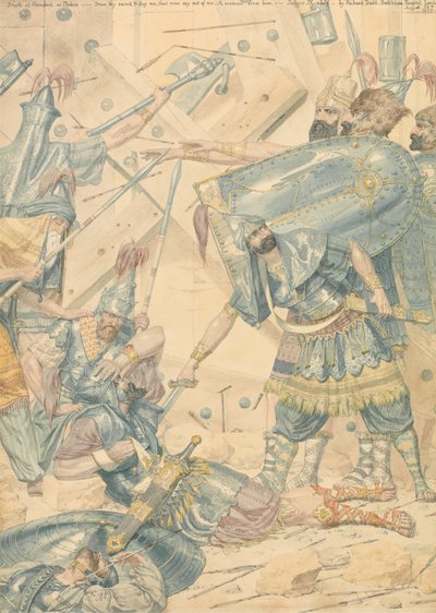 Abimelech'in Thebez'de ölümü by Richard Dadd