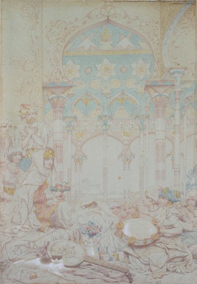 Mısır Haremi Fantazisi, 1865 by Richard Dadd