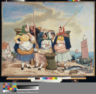 Deniz Kenarında Balık Pazarı by Richard Dadd