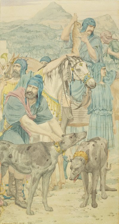 Avlanma Sahnesi, 1855 by Richard Dadd