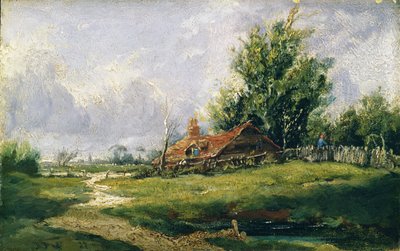 Manzara, c.1837 (ahşap üzerine yağlıboya) by Richard Dadd