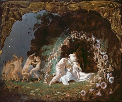 titanya uyku by Richard Dadd