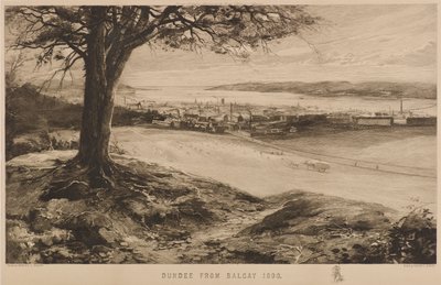 Balgay konumundan Dundee by Richard Davidson Winter