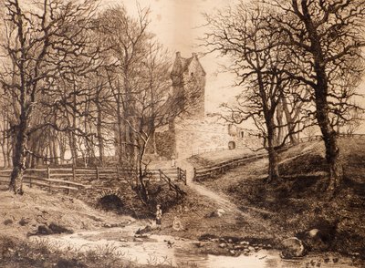 Şebeke Kalesi (gravür) by Richard Davidson Winter
