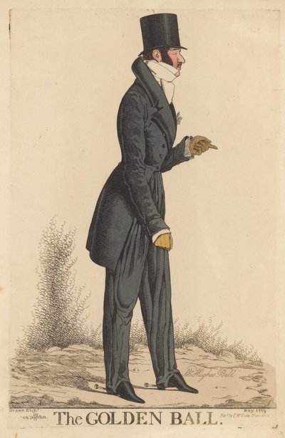 Edward Hughes Top Hughes; Altın Top by Richard Dighton