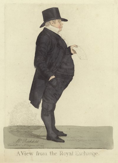 Nathan Mayer Rothschild, 1817 by Richard Dighton