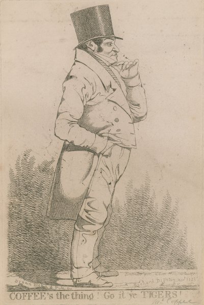 Muhtemelen Andrew Cohen; Önemli olan kahve, devam edin Kaplanlar! by Richard Dighton
