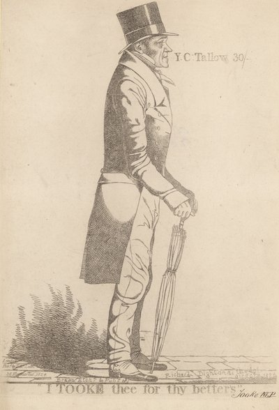 Thomas Toke; Seni iyilerin için aldım by Richard Dighton
