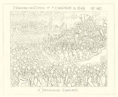 1849, Bir Gezinti Konseri by Richard Doyle