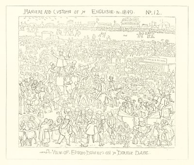 1849, Derbi Günü Epsom Downs