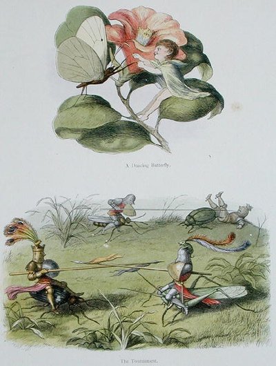 Dans Eden Bir Kelebek ve Turnuva, William Allingham ve Andrew Lang