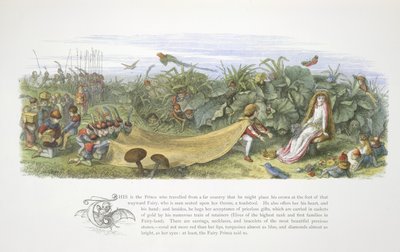 hediyeler sunan bir prens by Richard Doyle