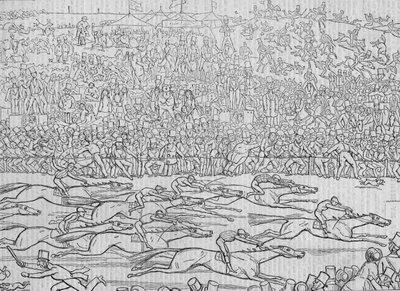 Englyshe Yeni Seri No. 8: Ye Derbye Daye 1849 by Richard Doyle