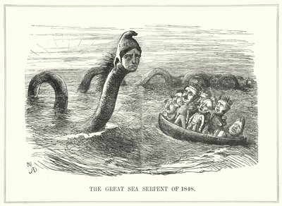 Punch karikatür: 1848 Devrimleri (gravür) by Richard Doyle