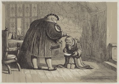 Henry VIII (aquatint) döneminde malzemeleri yetiştirmek by Richard Doyle