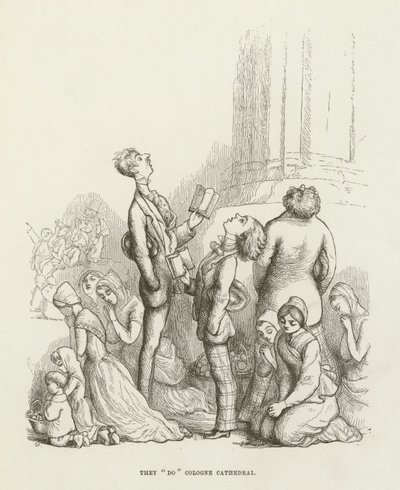 Köln Katedrali yapıyorlar by Richard Doyle