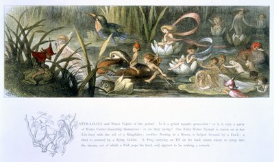 Nilüferler ve Su Perileri, William Allingham ve Andrew Lang tarafından 