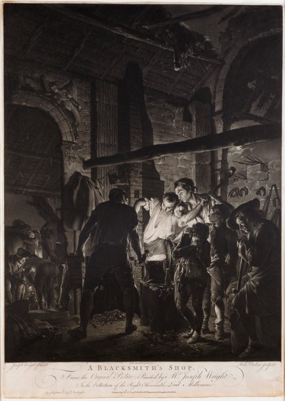 Bir Demirci Dükkanı by Richard Earlom