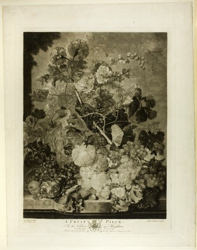 Houghton Galerisinden Bir Meyve Parçası by Richard Earlom