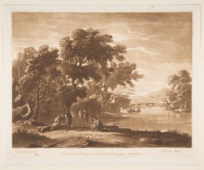 Figürlü Manzara, 1774. by Richard Earlom