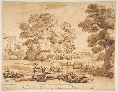 Çoban ve Çoban ile Manzara, 1776. by Richard Earlom