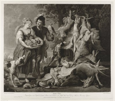 Peter Paul Rubens ve karısının portresi Fig (nesne üzerindeki başlık) by Richard Earlom