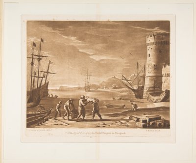 Denizcilerin Mal Yüklediği Liman, 1774. by Richard Earlom