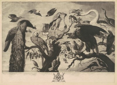 Kuşlar Konseri by Richard Earlom, after Mario Nuzzi