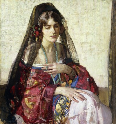 Siyah Mantilla by Richard Emil Miller